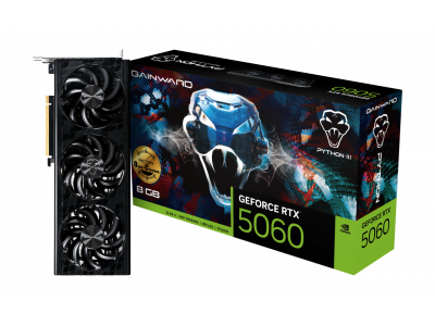 Card đồ họa Gainward GeForce RTX™ 5060 Python III OC 8GB GDDR7 (128 bits)