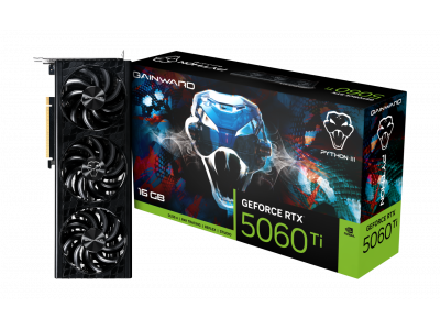 Card đồ họa Gainward GeForce RTX™ 5060 Ti Python III 16GB GDDR7 (128 bits)