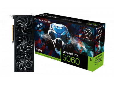 Card đồ họa Gainward GeForce RTX™ 5060 Python III 8GB GDDR7 (128 bits)